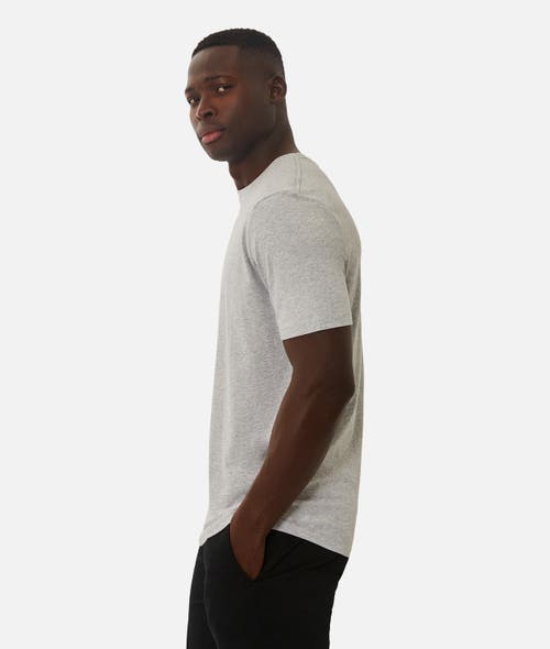 Industrie Australia The New Basic Crew Tee In Light Grey Marle