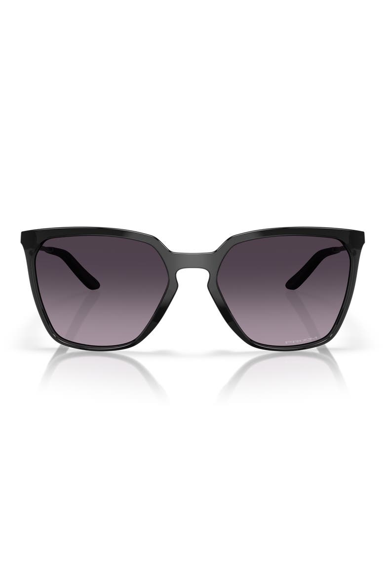 Sielo 57mm Gradient Prizm™ Square Sunglasses, Main, color, BLACK/ GREY GRADIENT