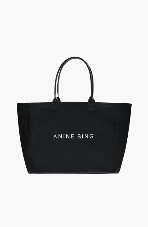 Leo Coated Canvas Tote