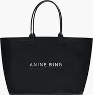 ANINE BING Leo Coated Canvas Tote