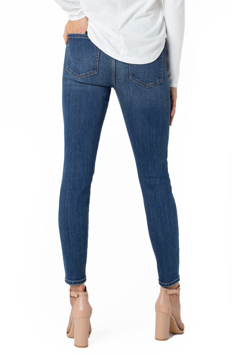Liverpool Los Angeles Abby Sustainable High Waist Ankle Skinny Jeans, Alternate, color,