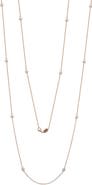 SOUZANA by Suzy Levian 14K Gold 2cttw Bezel Diamond Station Necklace - 36 Inch