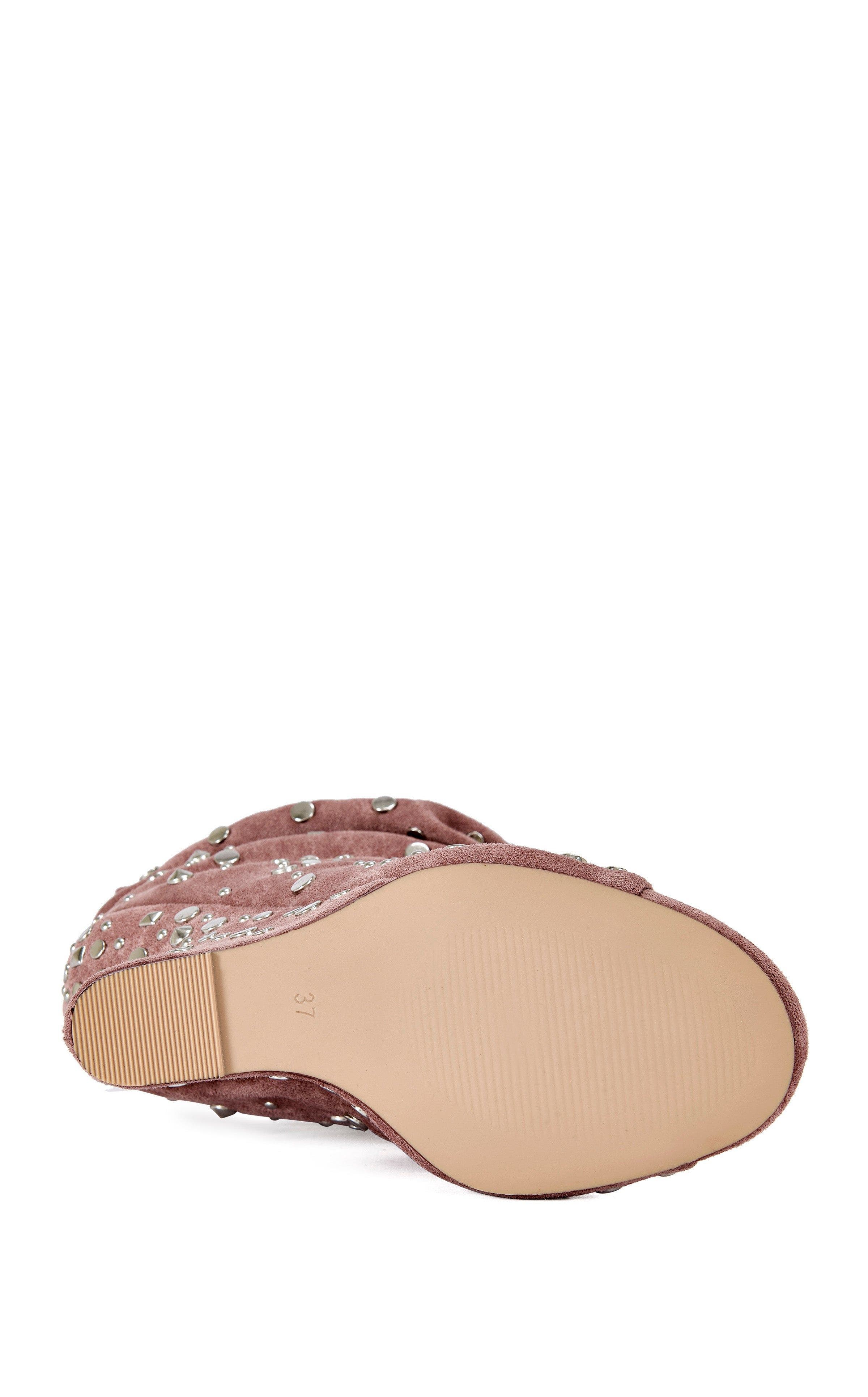 AZALEA WANG Naomani Wedge Bootie, Alternate, color, Pink