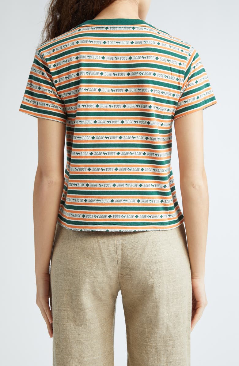 Bode Scottie Jacquard T-Shirt, Alternate, color, 