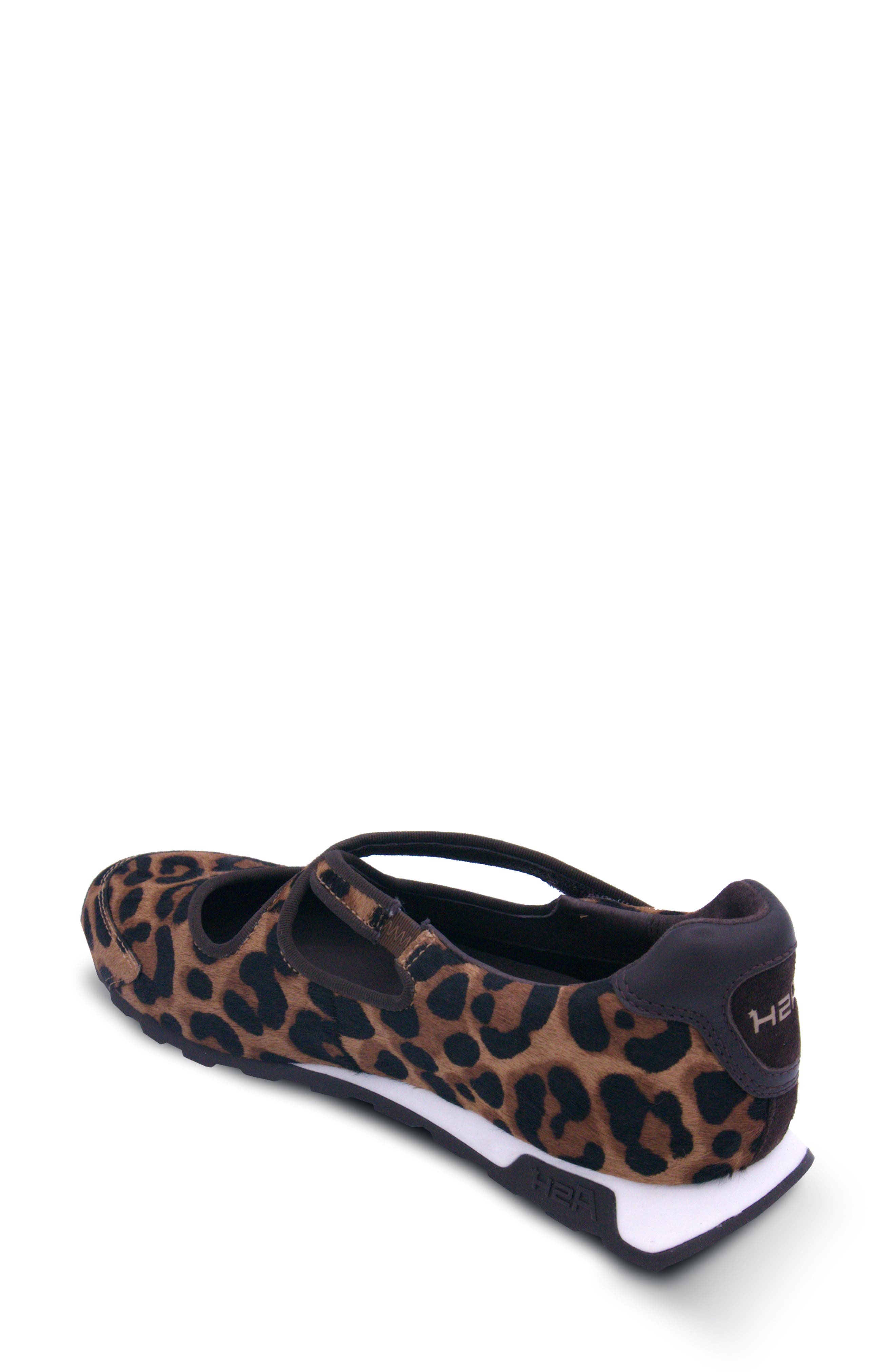 Kore Mary Jane Genuine Calf Hair Flat, Alternate, color, LEOPARD