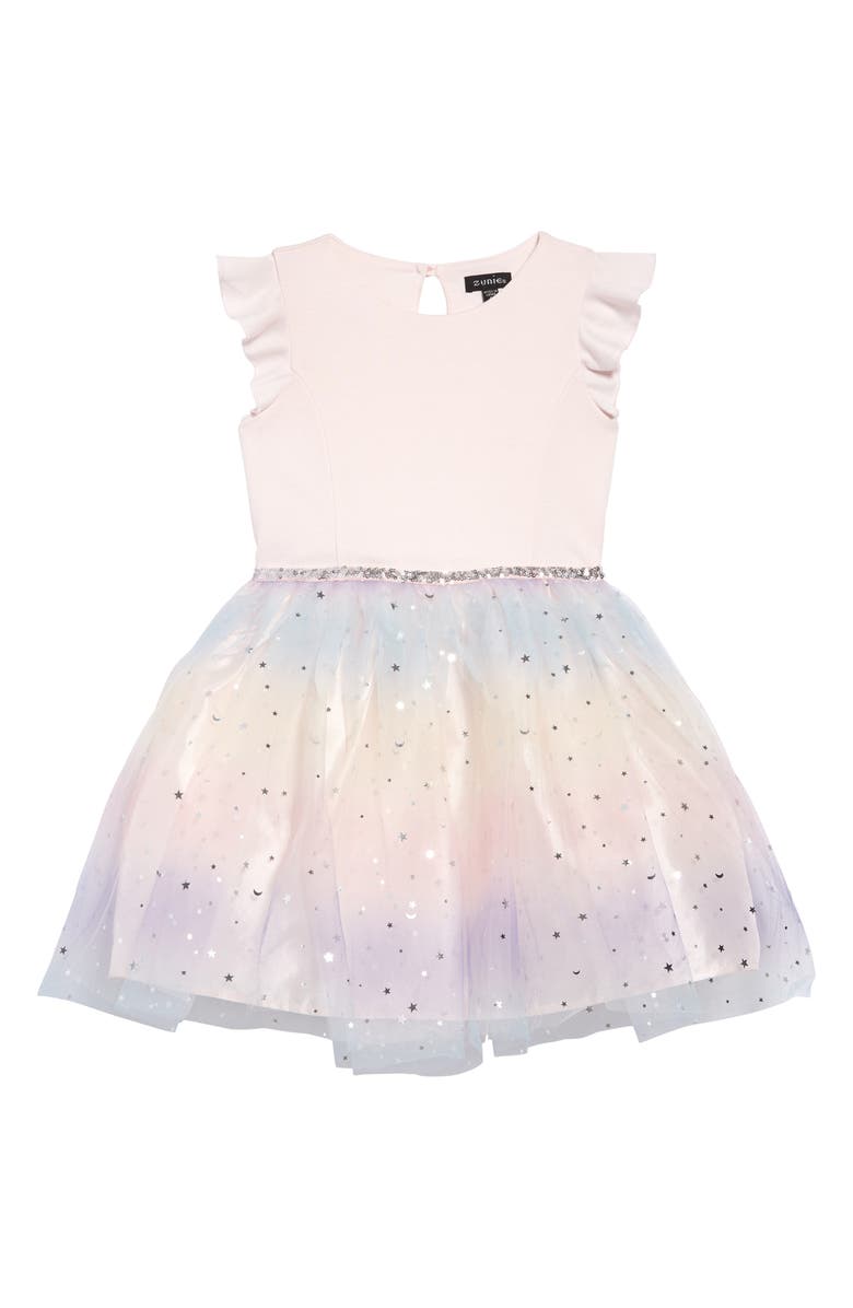 Zunie Ponte Tutu Dress, Main, color, 