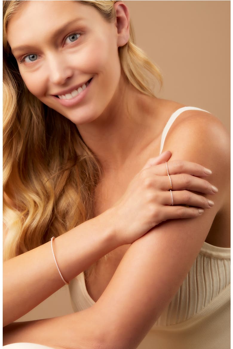 18K Gold Diamond Stacking Ring, Alternate, color, 18K ROSE GOLD