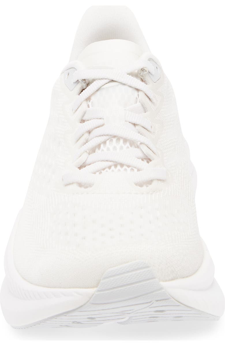 HOKA Mach 6 Running Shoe, Alternate, color, White / White