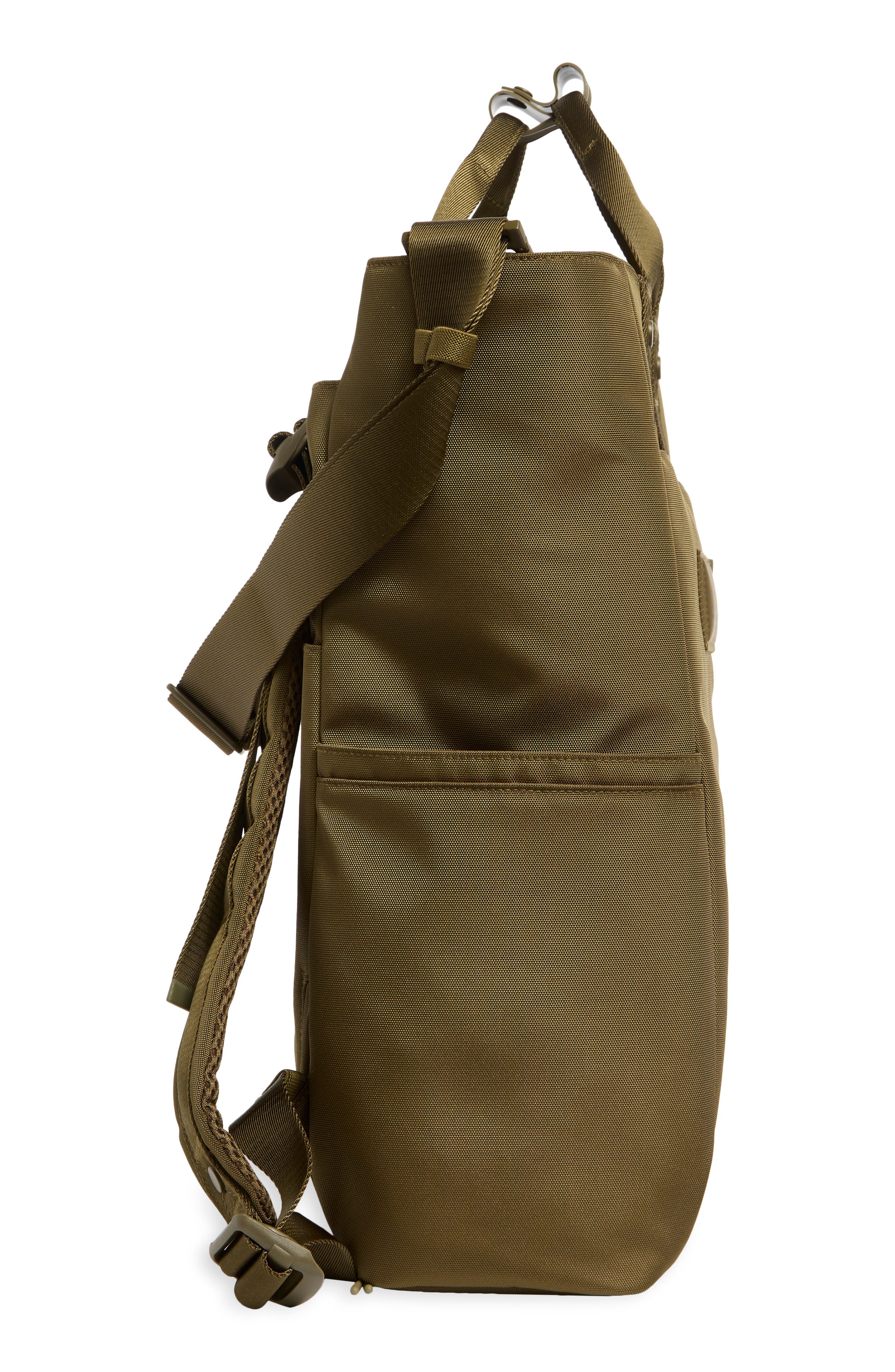 Petra Convertible Tote, Alternate, color, DARK MOSS