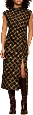 Sanctuary Autumn Edit Plaid Midi Dress