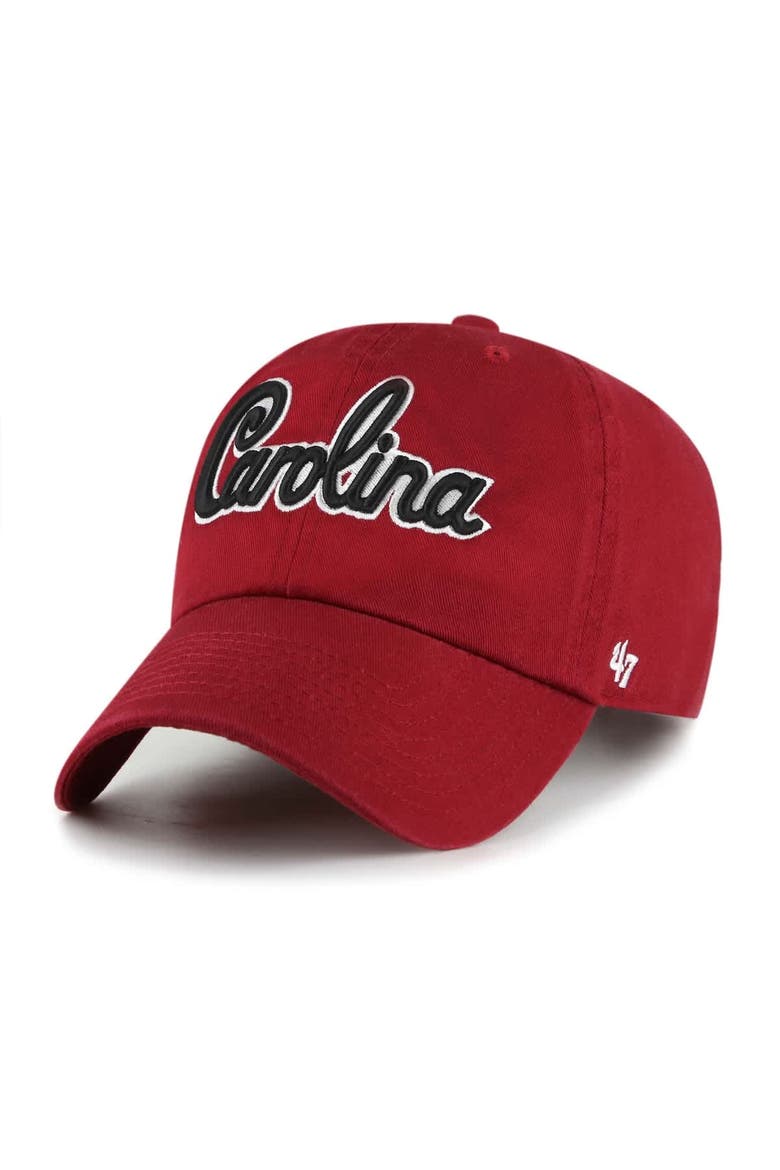 Men's '47 Garnet South Carolina Gamecocks Vault Clean Up Adjustable Hat, Main, color, Garnet