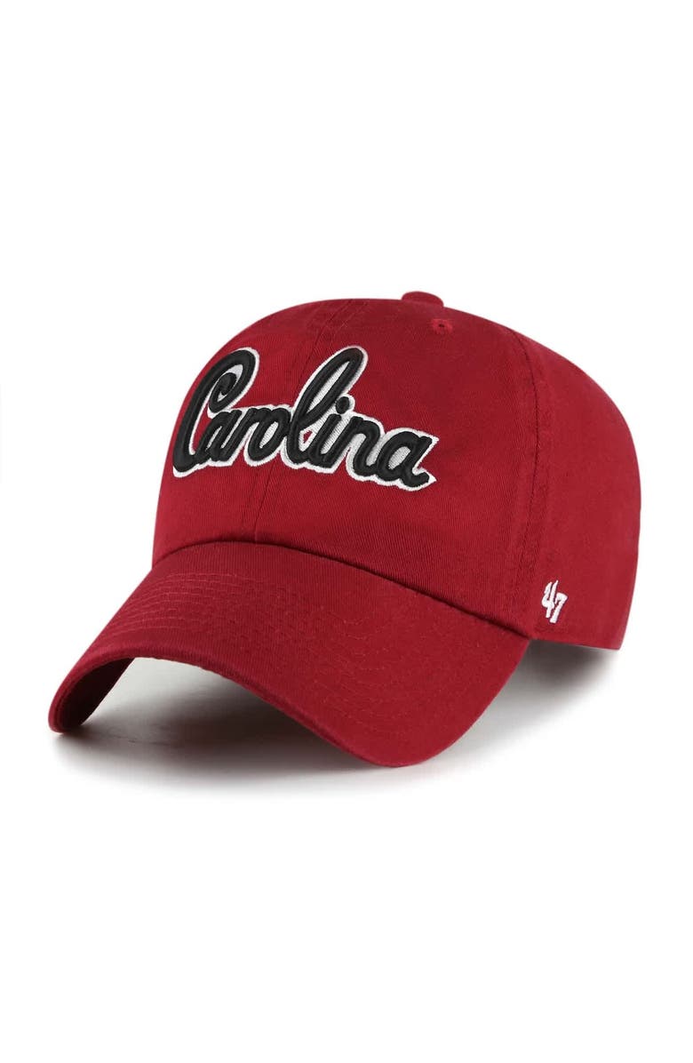 '47 Men's '47 Garnet South Carolina Gamecocks Vault Clean Up Adjustable Hat, Main, color, 