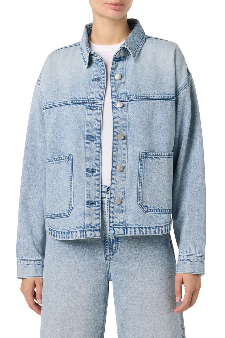 Oversize Denim Jacket, Main, color, KATIMA