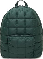 VeeCollective Porter Quilted Recycled Nylon Backpack