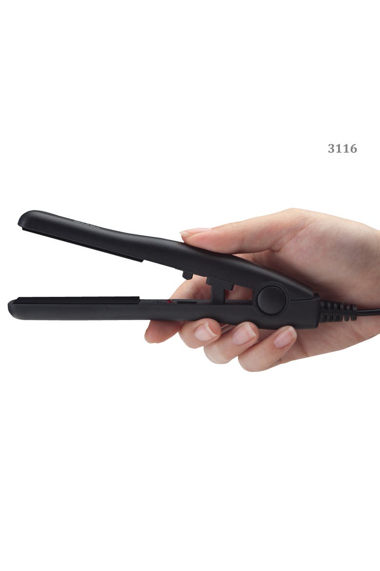 Petite 1/2 Inch Flat Iron, Alternate, color, Black