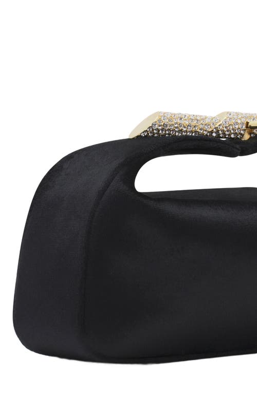 Shop Lanvin Haute Séquence Velvet Clutch Bag In Black