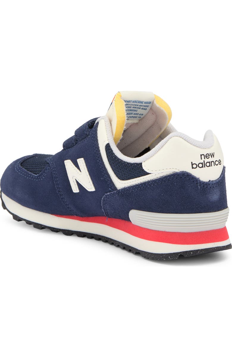 New Balance Kids' 574 Sneaker, Alternate, color, Nb Navy/ Blast Red