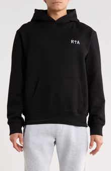 RtA Jordan Black Stamp Logo Hoodie