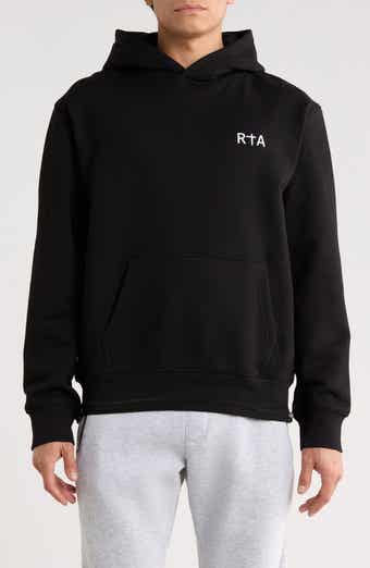 RtA Jordan Black Stamp Logo Hoodie