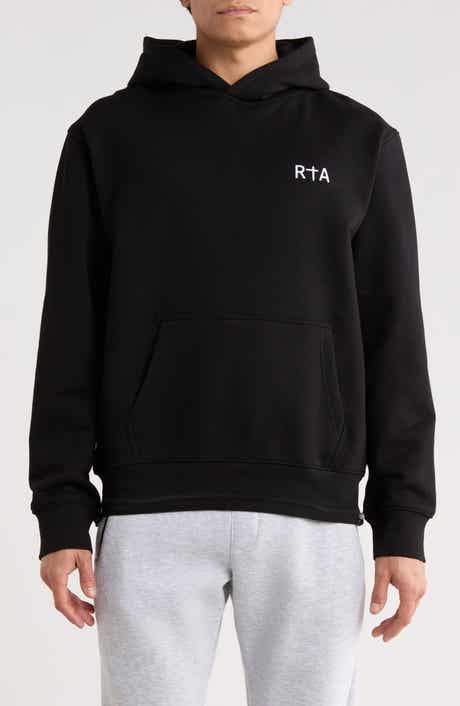 RtA Jordan Black Stamp Logo Hoodie