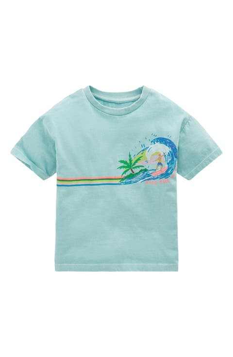 Kids' Surf Graphic Relaxed Cotton T-Shirt (Toddler, Little Kid & Big Kid)
