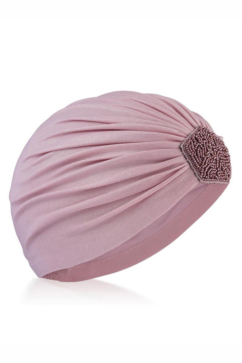 Rose Gold Glimmer Headwrap, Main, color, Pink