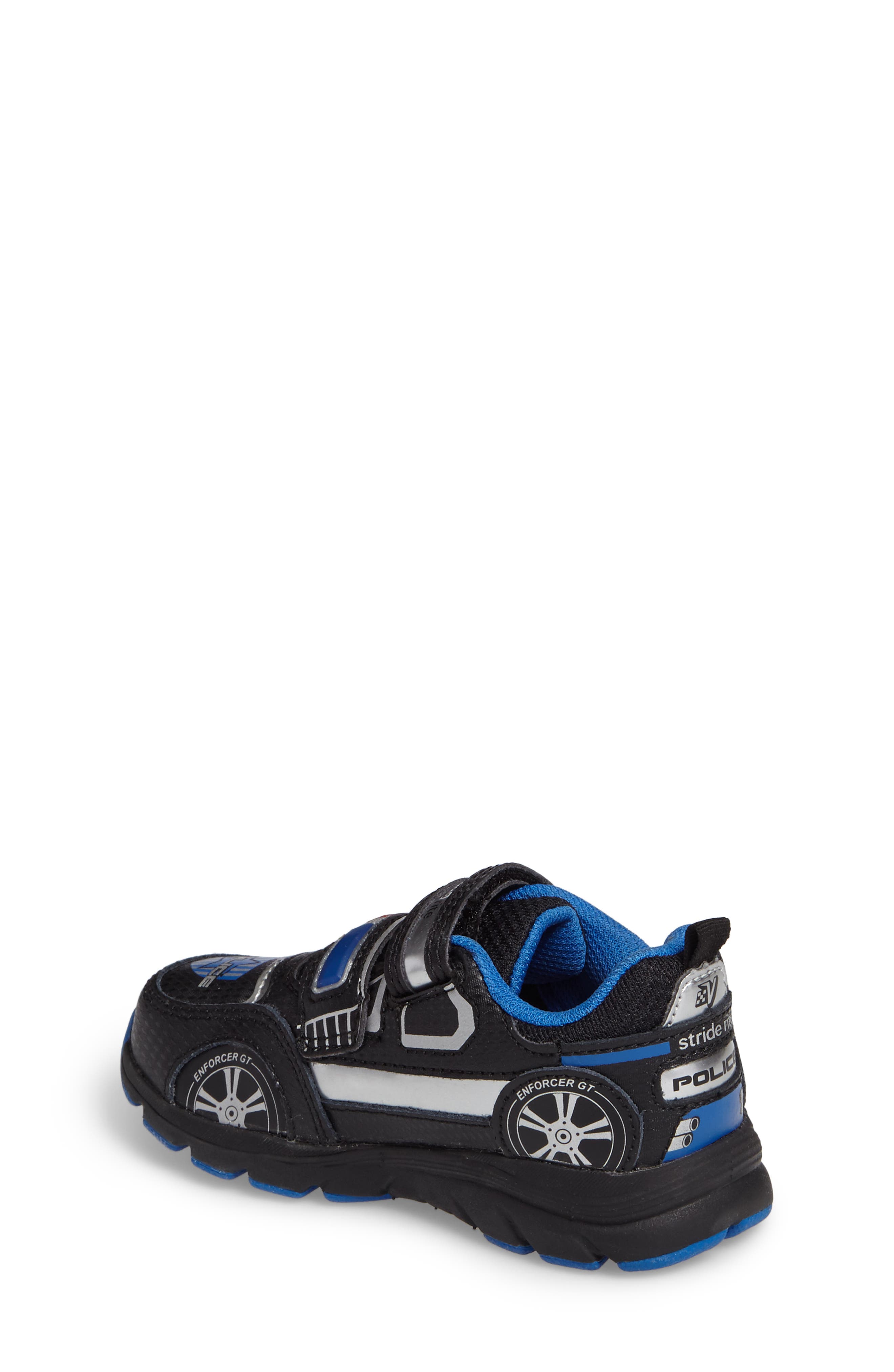 Stride Rite Vroomz Light-Up Police Car Sneaker, Alternate, color, 