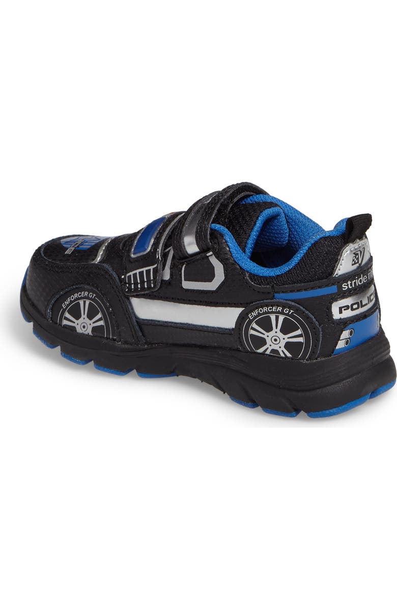 Stride Rite Vroomz Light-Up Police Car Sneaker, Alternate, color,