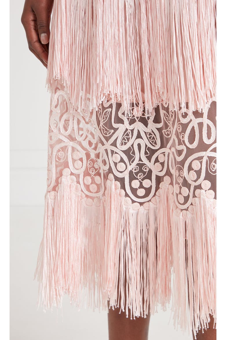Cordelle Tassel Dress, Alternate, color, Pink