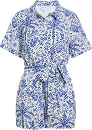 SUGARLIPS Romina Tropical Soria Belted Romper