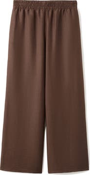 MANGO Wide Leg Palazzo Pants
