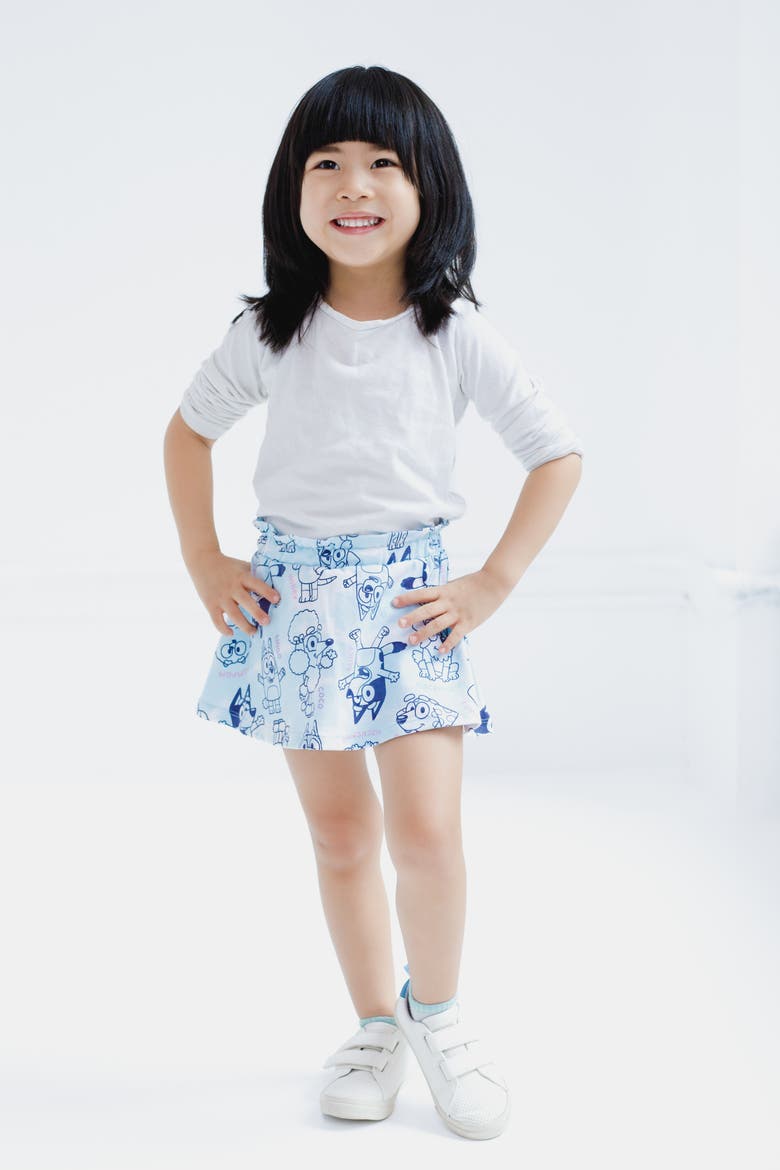 2-Piece Skort Set, Alternate, color, Bluey Lilac and Blue