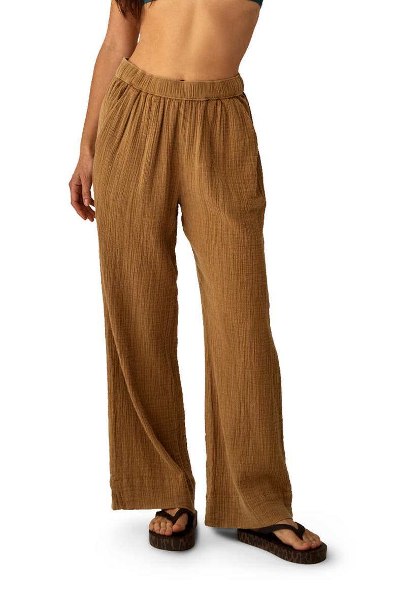 Nico Gauze Pant Nightdive, Alternate, color, Golden