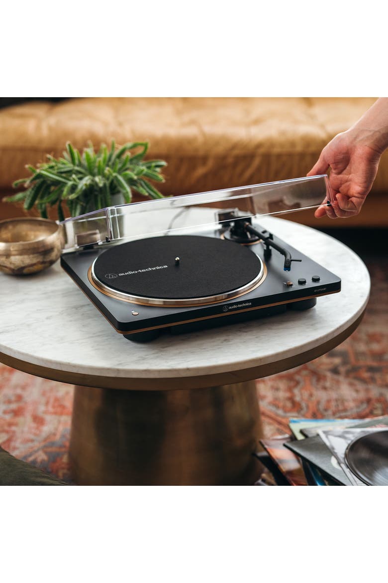 AT-LP70XBT Fully-Automatic Bluetooth Wireless Turntable, Alternate, color, Black/Bronze