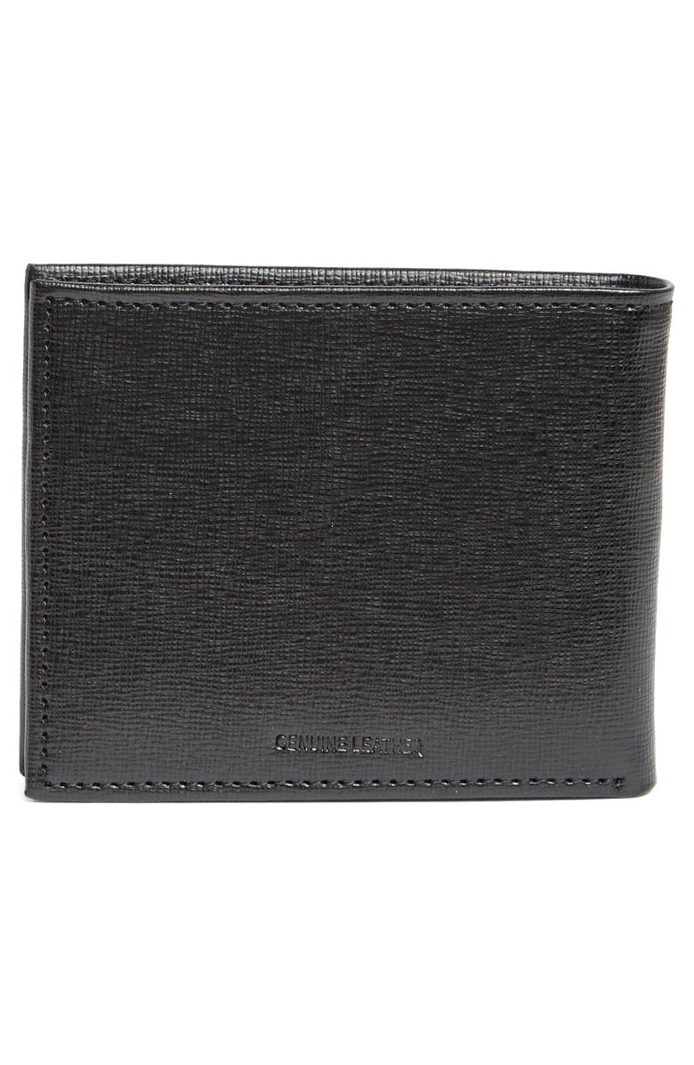 Original Penguin Saffiano Bifold Leather Wallet, Alternate, color, 