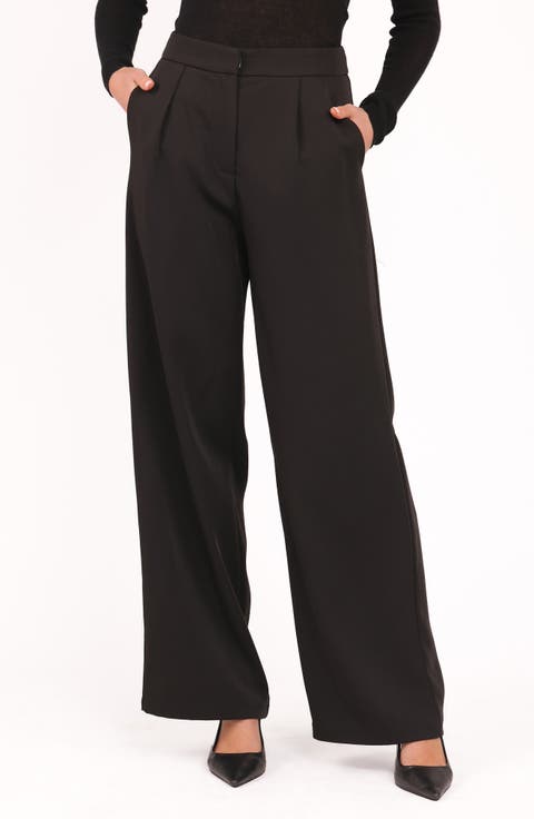 Ana Pleated Wide Leg Pants