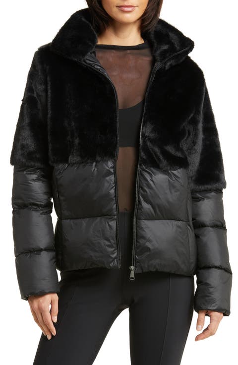 Faux Fur Puffer Jacket