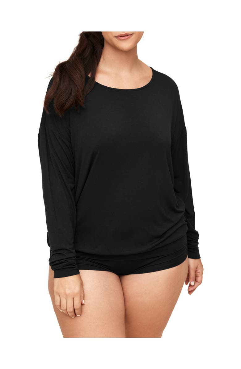 Adore Me Lyanna Pajama Short Set, Main, color, Black
