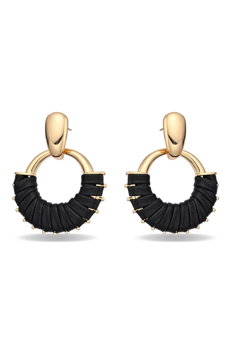 Hana Statement Knocker Earrings, Alternate, color, GOLD