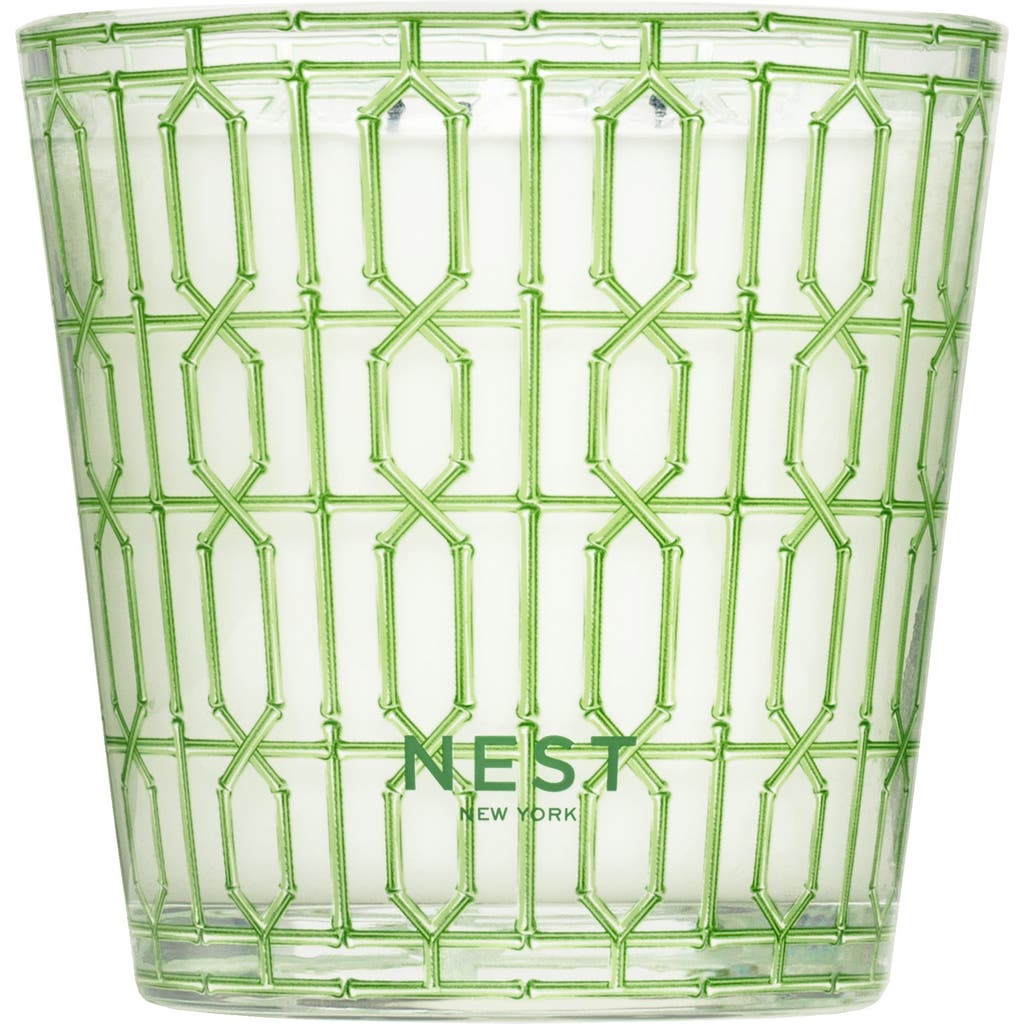 Nest New York Bamboo Decorative Luxury Candle 47.3 Oz. In Green