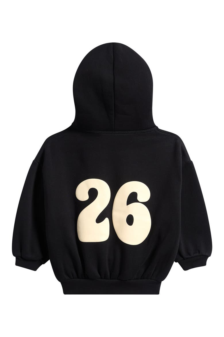 Kids' Graphic '90s Cotton Blend Hoodie, Alternate, color, VINTAGE BLACK