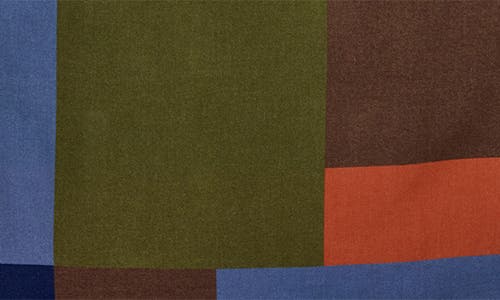 Commune X R+d Lab Abstract Wool & Cashmere Blanket In Blue