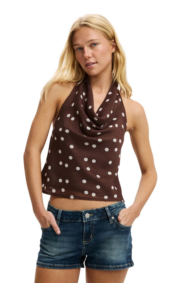 Cotton On Women's Micro Low Denim Short, Alternate, color, Virgo Blue