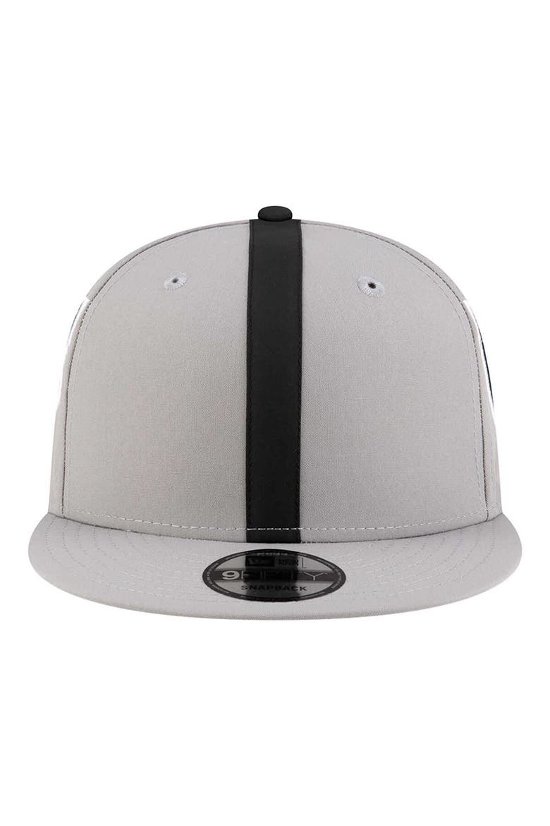Men's New Era Gray Las Vegas Raiders  Helmet 9FIFTY Snapback Hat, Alternate, color, Gray