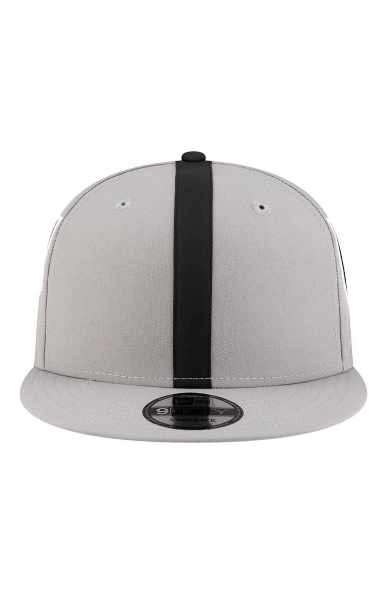 New Era Men's New Era Gray Las Vegas Raiders Helmet 9FIFTY Snapback Hat, Alternate, color, Gray