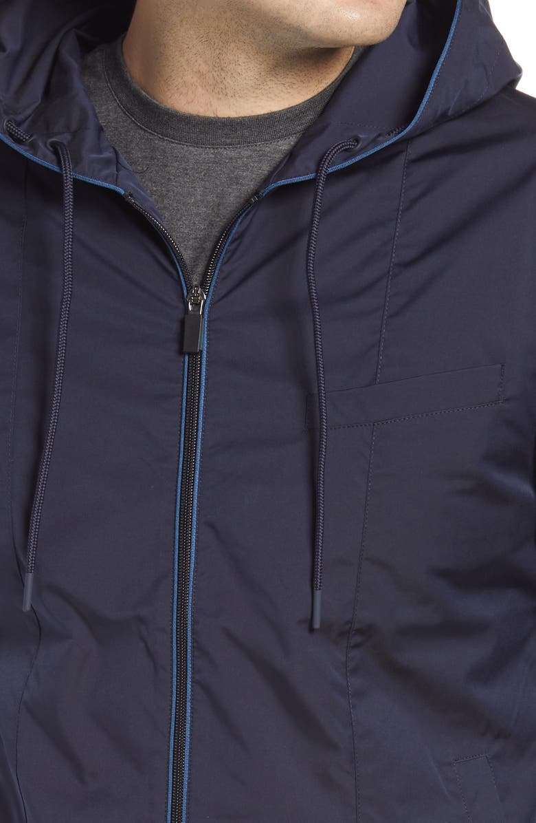 Robert Barakett Turismo Rain Coat, Alternate, color, Navy