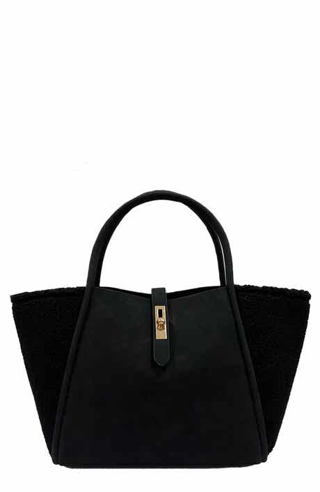 Jelavu Faux Suede & Faux Shearling Tote