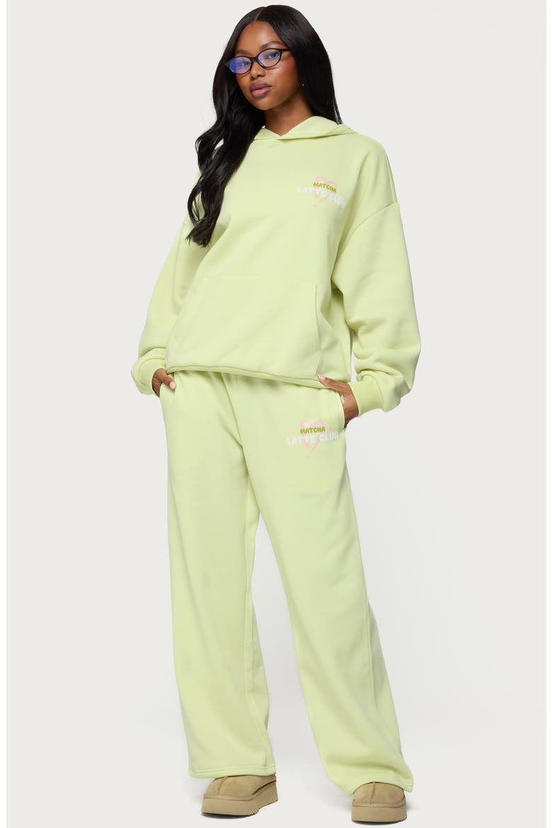 Match Lover Straight Lrg Sweatpants, Alternate, color, GREEN