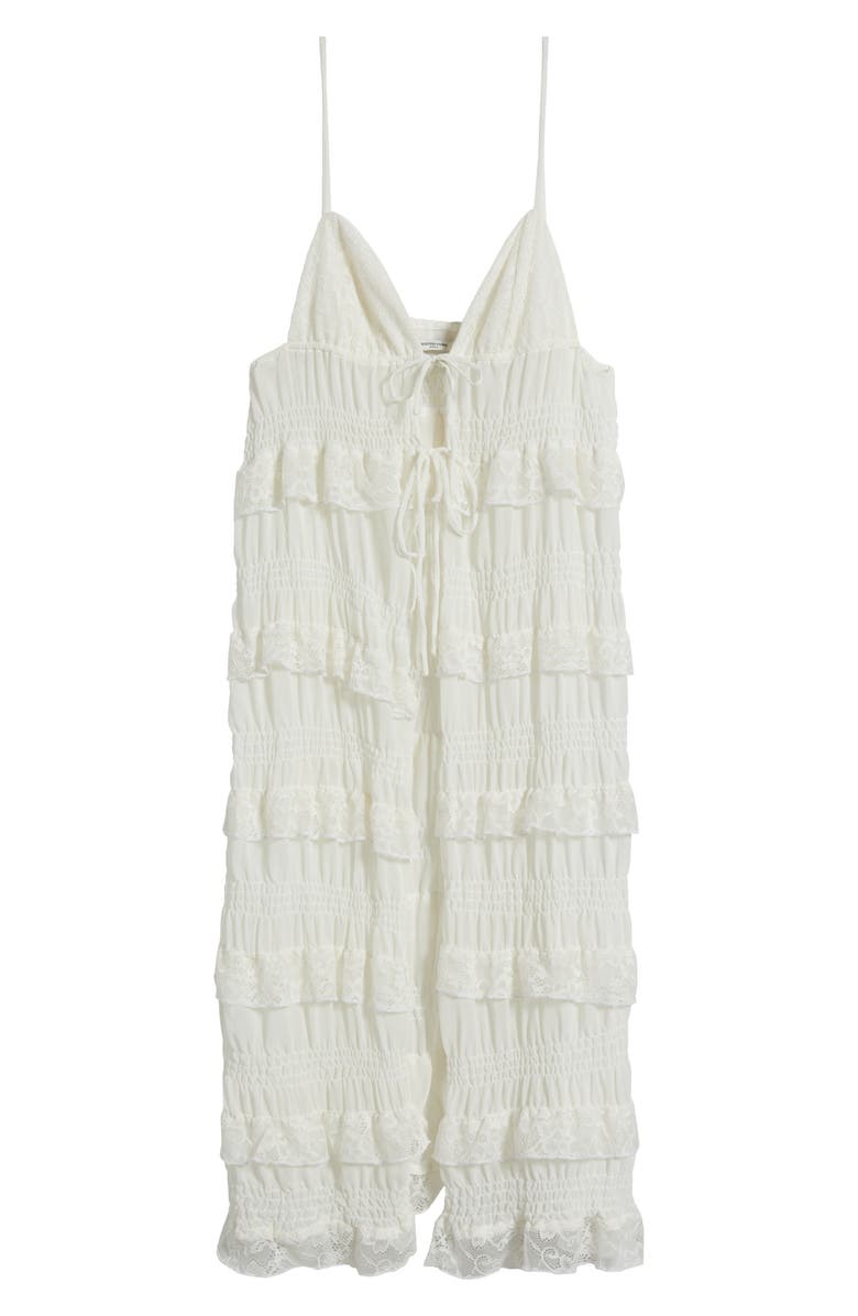 Mistress Rocks Tiered Ruffle Lace Dress, Alternate, color, 