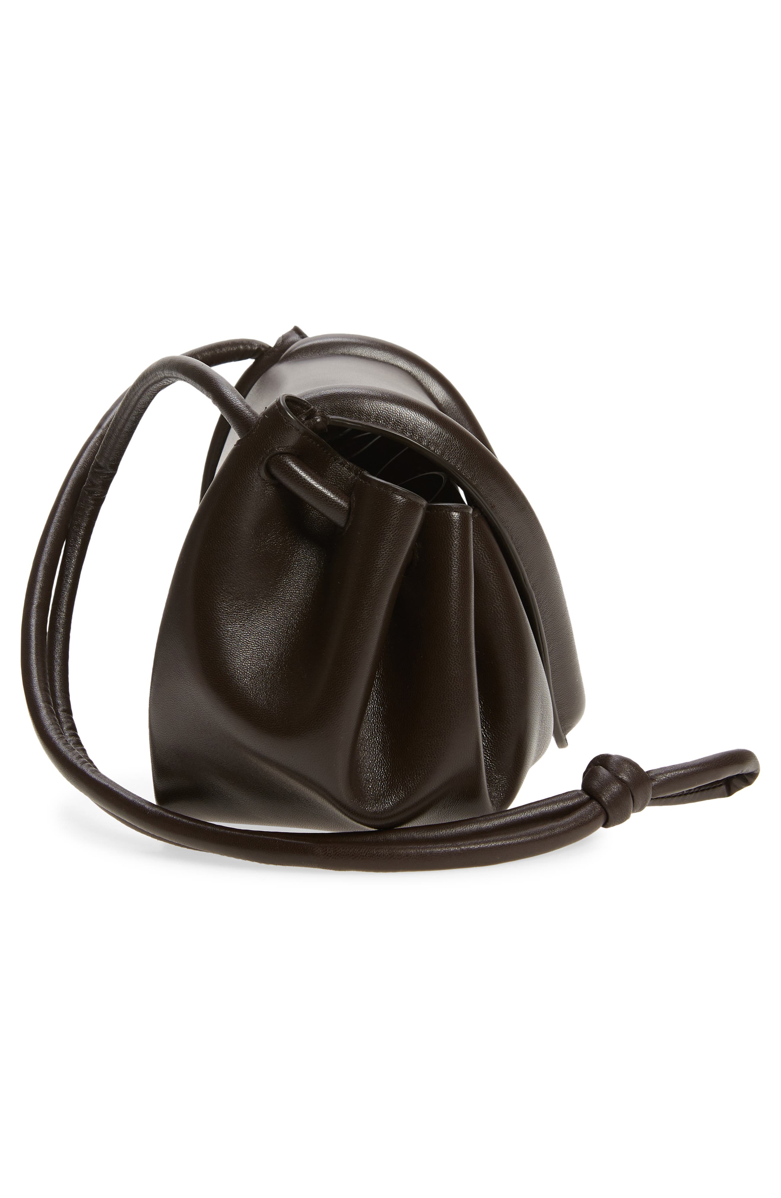 Bottega Veneta Medium Beak Triangle Flap Leather Shoulder Bag, Alternate, color, 